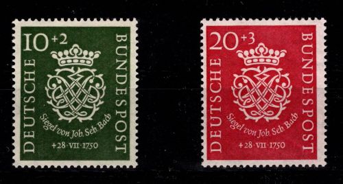 BRD Bund 121-122 postfrisch tiefst geprüft Schlegel BPP #OT405