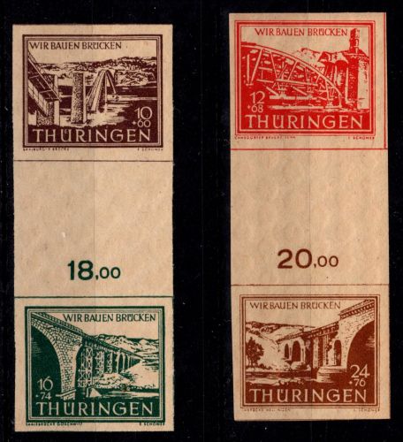 SBZ S Zd1 und Zd 2 postfrisch #OT415