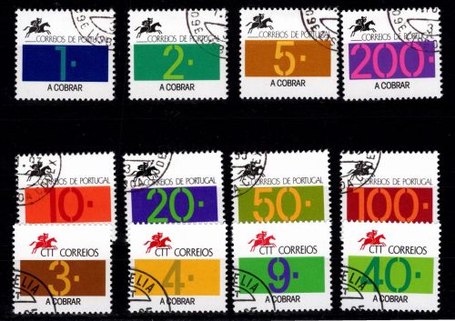 Portugal Portomarken 87-98 gestempelt #OT456