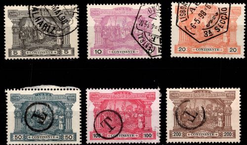 Portugal Portomarken 1-6 gestempelt #OT465