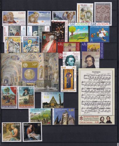 Vatikan 1661-1689 postfrisch Jahrgang 2010 inkl. Markenheft #DEO36