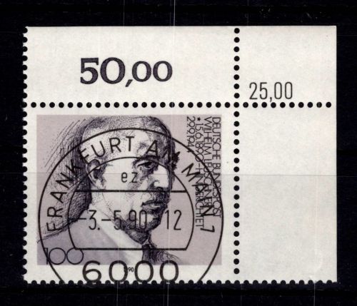 BRD Bund 1466 gestempelt KBWZ, Vollstempel, Originalgummi #DEO59