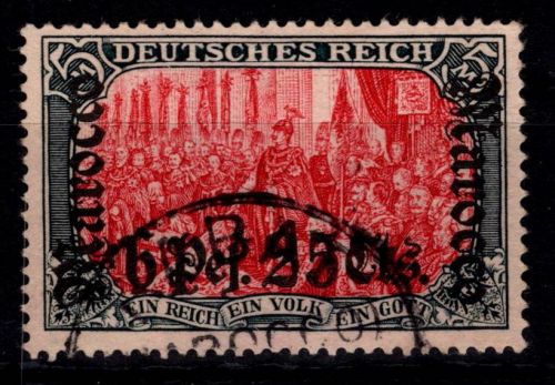 Deutsche APA Marokko 33 gestempelt