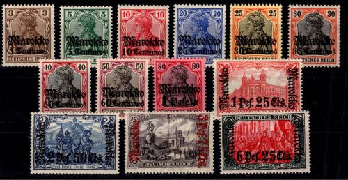 Deutsche APA Marokko 46-58 postfrisch