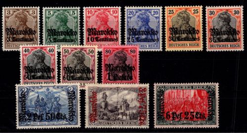 Deutsche APA Marokko 46-58 postfrisch