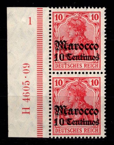 Deutsche APA Marokko 36 HAN postfrisch H 4605.09 #DFL35
