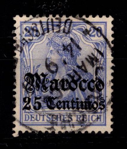 Deutsche APA Marokko 37 gestempelt