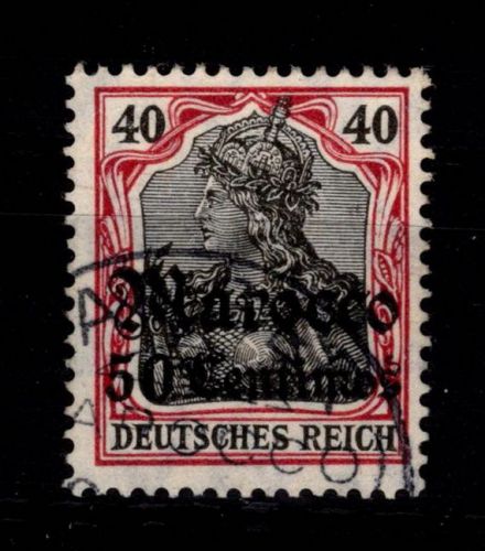 Deutsche APA Marokko 40 gestempelt