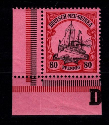 Deutsche Kolonien Deutsch-Neuguinea 15 postfrisch vom Eckrand #DFN41