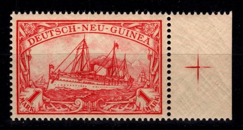 Deutsche Kolonien Deutsch-Neuguinea 16 postfrisch vom Seitenrand #DFN42