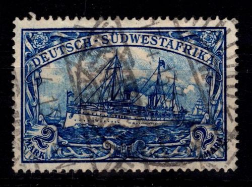 Deutsche Kolonien Südwestafrika 30 gestempelt