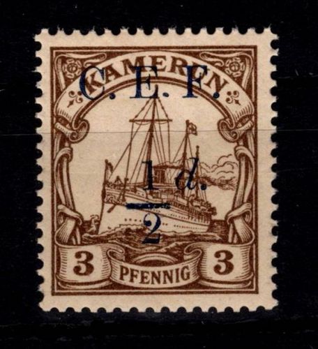 Deutsche Kolonien Kamerun Britische Besetzung 1 postfrisch #DFQ30