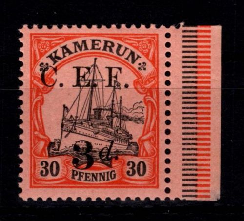 Deutsche Kolonien Kamerun Britische Besetzung 6 postfrisch #DFQ35