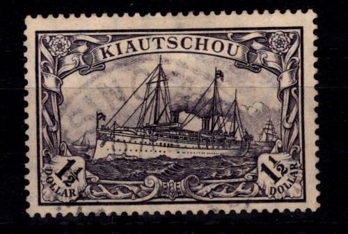 Deutsche Kolonien Kiautschou 36 A Ia gestempelt geprüft Jäschke BPP #DFQ73