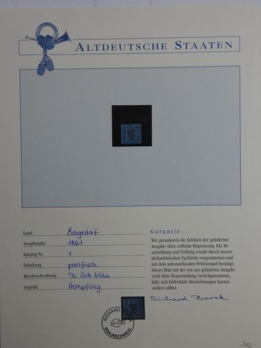 Bergedorf 1 postfrisch