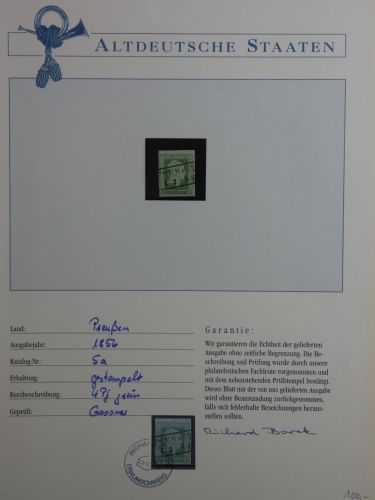 Preussen 1 gestempelt