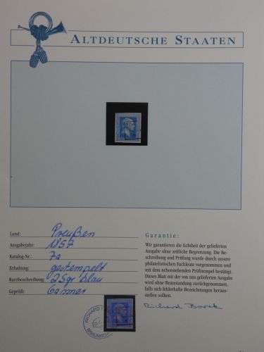 Preussen 7 a gestempelt