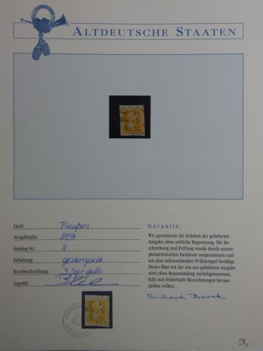 Preussen 8 gestempelt