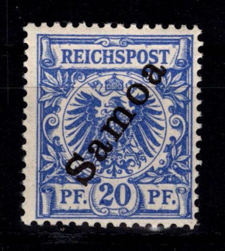 Deutsche Kolonien Samoa 4 postfrisch geprüft Lantelme BPP #DFS19