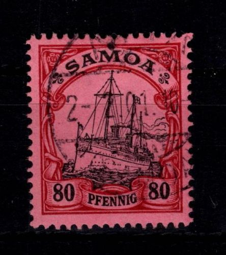 Deutsche Kolonien Samoa 15 gestempelt