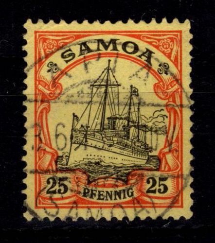 Deutsche Kolonien Samoa 11 gestempelt #DFS37