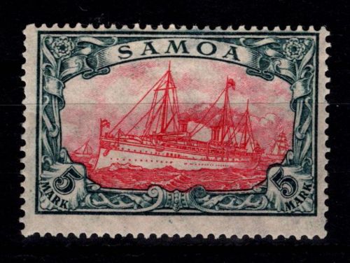 Deutsche Kolonien Samoa 23 mit Falz