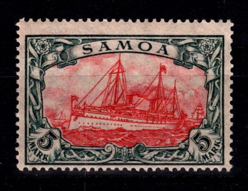 Deutsche Kolonien Samoa 23 mit Falz #DFS47