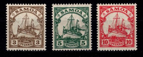 Deutsche Kolonien Samoa 20-22 postfrisch #DFS51