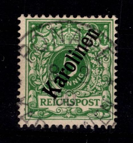 Deutsche Kolonien Karolinen 2 II gestempelt #DFS64