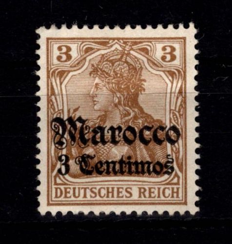 Deutsche APA Marokko 21 mit Falz #DFT82