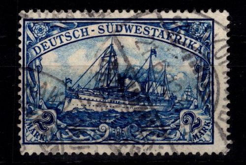 Deutsche Kolonien Südwestafrika 30 gestempelt #DFZ87