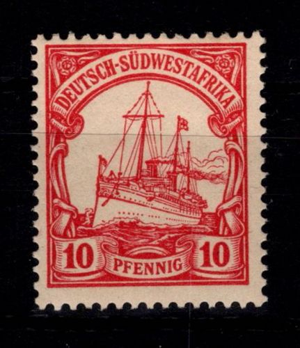 Deutsche Kolonien Südwestafrika 13 mit Falz #DGA56