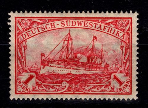 Deutsche Kolonien Südwestafrika 20 mit Falz #DGA78