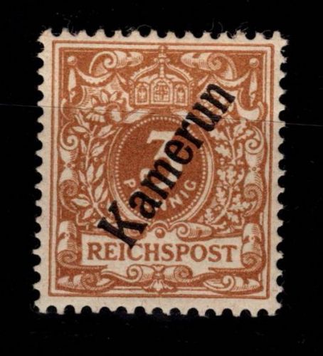 Deutsche Kolonien Kamerun 1 mit Falz #DGB09