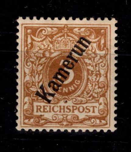 Deutsche Kolonien Kamerun 1 mit Falz #DGB10