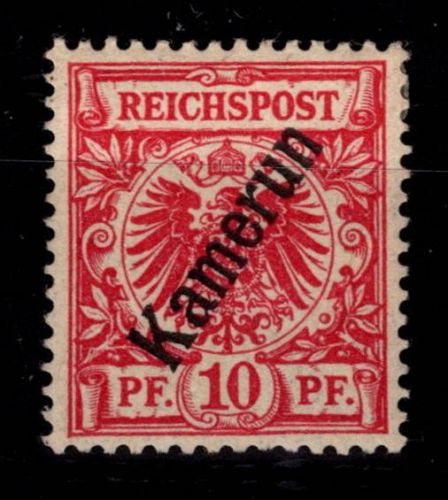 Deutsche Kolonien Kamerun 3 mit Falz