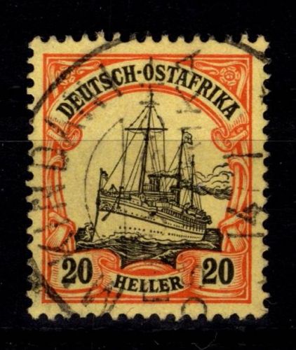 Deutsche Kolonien Ostafrika 26 gestempelt #DGB62