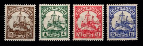 Deutsche Kolonien Ostafrika 30-33 postfrisch #DGB78