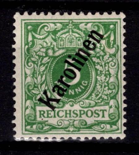 Deutsche Kolonien Karolinen 2 II mit Falz #DGC08