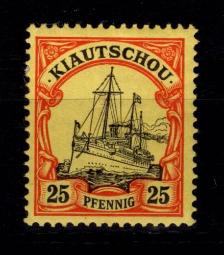 Deutsche Kolonien Kiautschou 9 mit Falz #DGC57