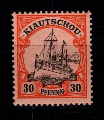 Deutsche Kolonien Kiautschou 10 mit Falz #DGC58