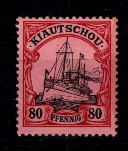 Deutsche Kolonien Kiautschou 13 mit Falz #DGC59