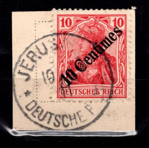 Deutsche APA Türkei 49 gestempelt auf Briefstück mit Vollstempel #DGD19