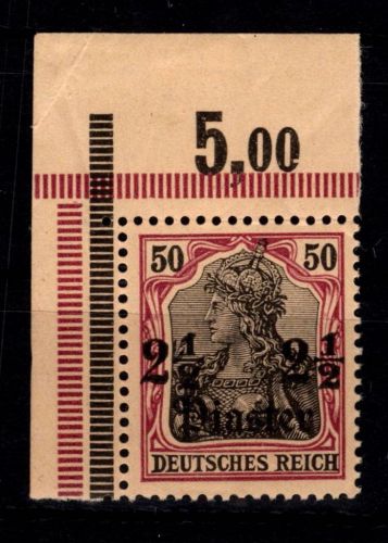 Deutsche APA Türkei 30 postfrisch vom Eckrand, dort Falz #DGD41