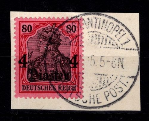 Deutsche APA Türkei 31 gestempelt auf Briefstück mit Vollstempel #DGD45