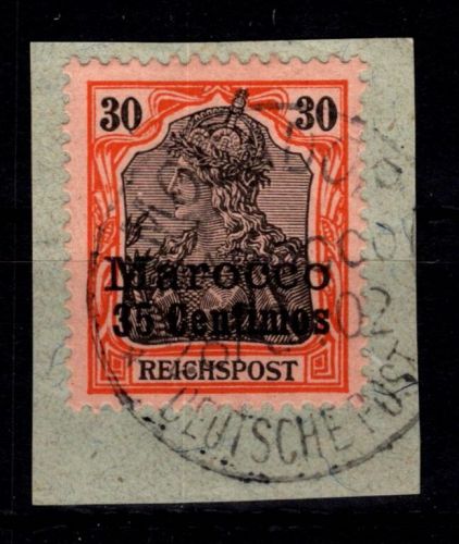 Deutsche APA Marokko 11 gestempelt #DGD75