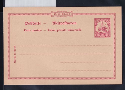 Deutsche Kolonien Deutsch-Südwestafrika P 14 als Ganzsache ungebraucht #DGE80