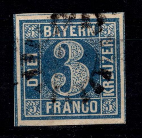 Bayern 2 I b gestempelt tiefst geprüft Brettl BPP #DCC45