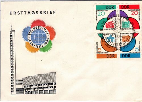 DDR 901-904 als Ersttagsbrief mit Sonderstempel Berlin #DEU84