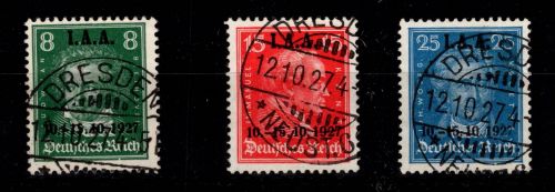 Deutsches Reich 407-409 gestempelt